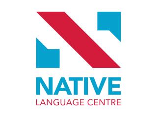 An abstract ‘N’ with serifs replaced with speech bubbles.